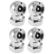 4pcs Car 1/4'' NPT Ball Foot Tire Inflator Chuck Tire Chuck Clip Adapter Air Chuck Tire Inflator