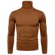 thumbnail image 1 of Suéter de cuello alto para hombre Suéter ajustado coreano con solapa Suéter de lana versátil para hombre con base gruesa, 1 of 6
