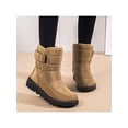 thumbnail image 1 of SIMANLAN Womens Snow Boots Waterproof Outdoor Mid Calf Warm Winter Faux Fur Lined Shoes, 1 of 6