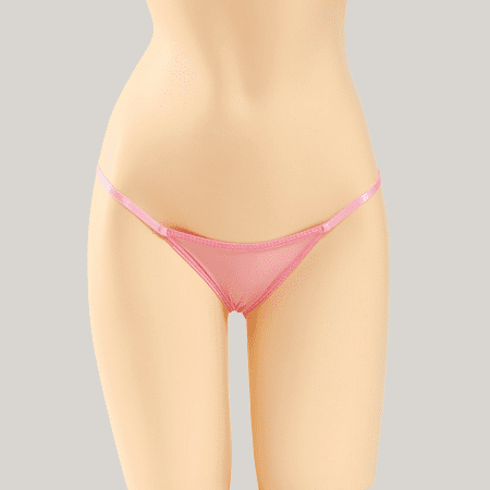 Fulorrnie Underwear for Women Seamless Thong No Show G String Panty Banded Waist Stretchable Panties  Pink  XL