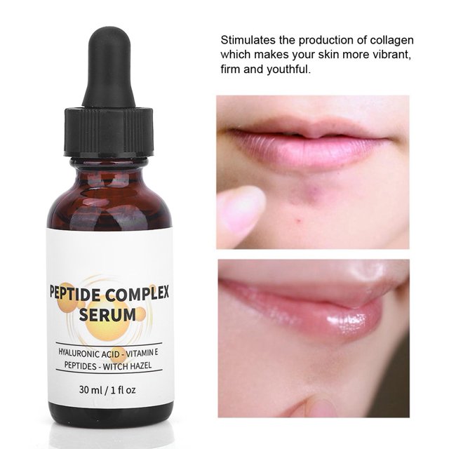 Suero péptido de suero Facial de 30ml para solución reparadora marcas de decoloración antiarrugas reafirmante humedecer profundamente ANGGREK Otros