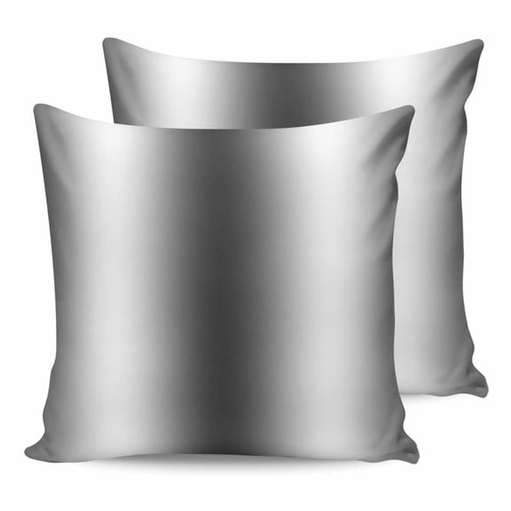 24x24 Pillow Covers Set of 2, Dark Grey White Throw Pillow Covers Decorative Couch Cushion Case, Farmhouse Ombre Color Modern Simple Microfiber Square Pillowcases for Bedroom Car Living Room