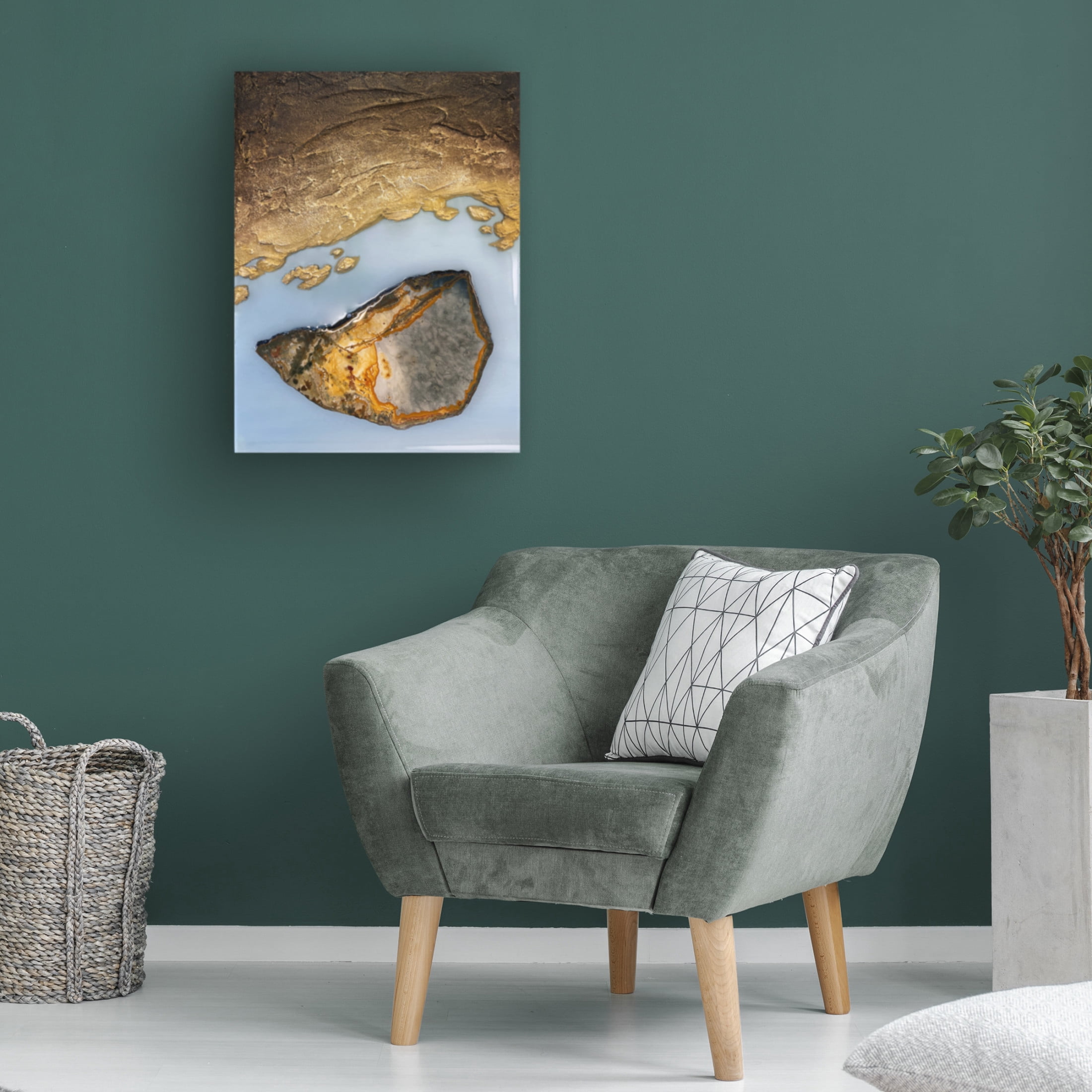 Trademark Fine Art Alyson Storms Elemental Jasper Canvas Wall Art