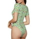 thumbnail image 2 of Balery Spring Gnomes Body de cuello redondo de manga corta para mujer Tops de manga corta Tops básicos-Small, 2 of 7