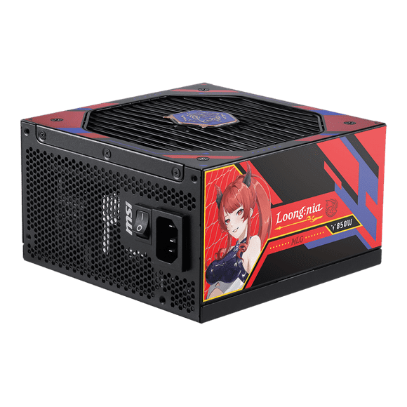 Fuente msi a850gls mlg edition 850w 80 plus gold pcie 5.1 full modular atx
