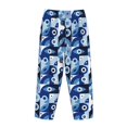 thumbnail image 5 of Goofa Evil Eye Printed Soft Pajama Pants for Women, Wide Leg Comfy Casual Lounge Yoga Pants-, 5 of 9