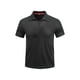 thumbnail image 1 of Ceisia Men's Polo Shirt | Regular Fit Short Sleeve Textured Polo | Breathable Wrinkle-resistant (Multiple Solid Colors) Gift, 1 of 9