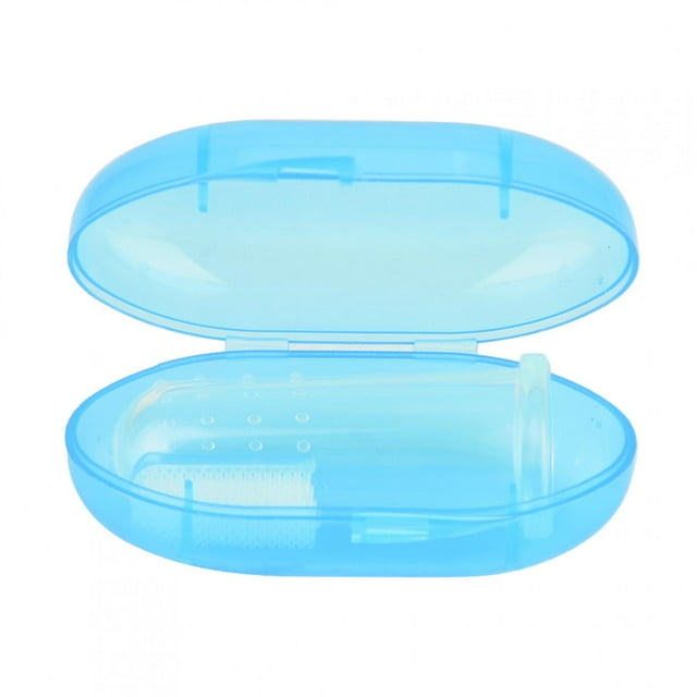 LAFGUR Baby Infant Finger Toothbrush Teeth Safe Cleaner Massager Silicone Brush HL