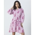 thumbnail image 5 of Moomaya Summer Dress For Women's, Long Sleeve, Paisley Print Dress, 5 of 9