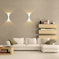 thumbnail image 3 of 10W Creative Modern LED Wall Light Lámpara de pared Impermeable IP65 Aluminio LED Wall Washer Interior Exterior para dormitorio Sala de estar Baño Entrada Escalera Porche Pasillo [Clase de eficiencia energética A++]#C brillar Electrónica, 3 of 5
