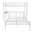 thumbnail image 5 of Cfowner Twin Over Full Bunk Bed with Desk and Ladder, Metal Bunk Beds Frame for Bedroom Dorm, 5 of 6