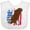 AA-White, variant on Inktastic Eagle with American Flag Boys or Girls Baby Bib