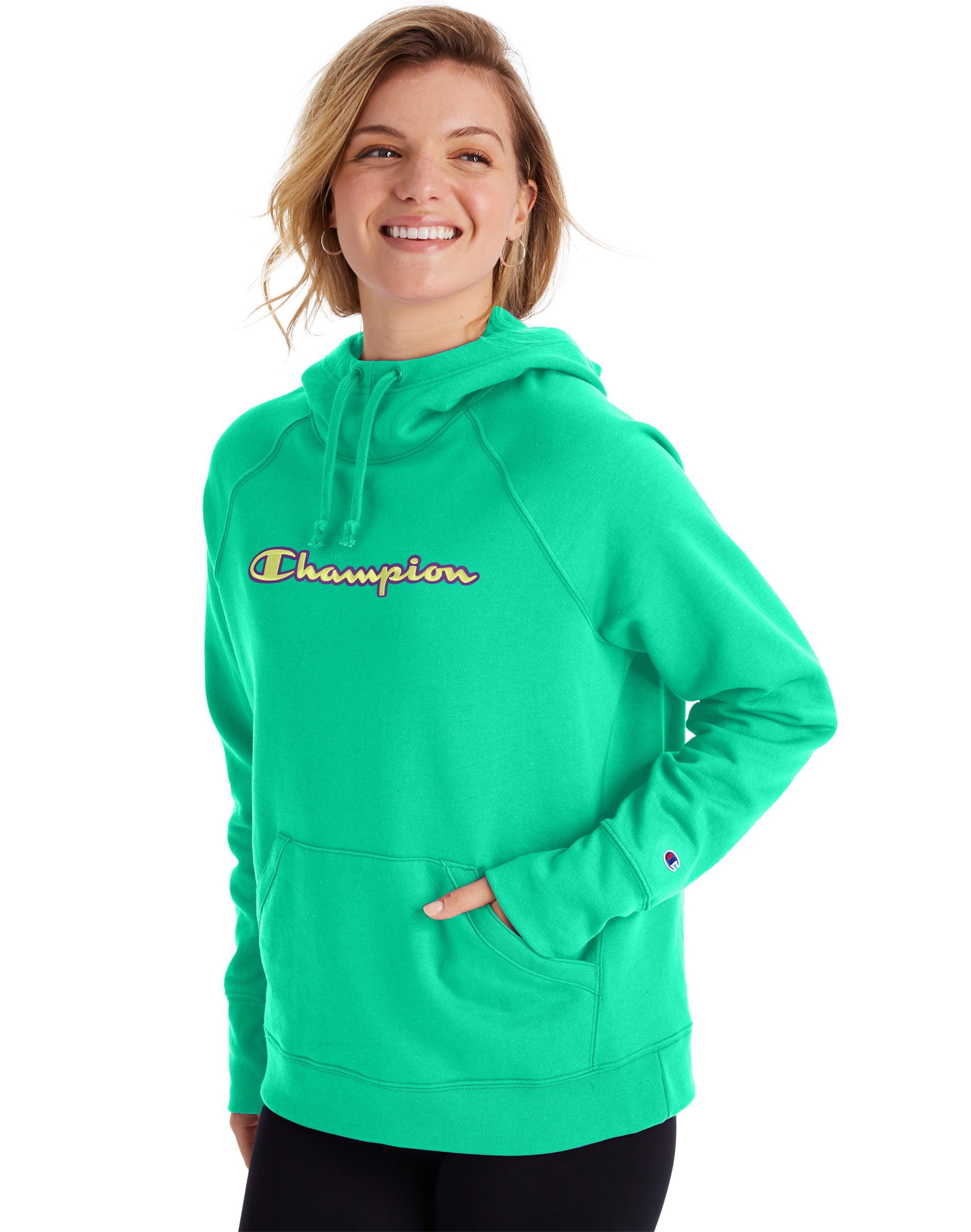 amazing aqua champion hoodie