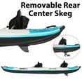 thumbnail image 4 of Sea Eagle 385FT Redesigned Fasttrack Inflatable Kayak 12'8" 2 Person Touring Kayak, Attached Rigid High-Pressure V-Bottom, Smoother Paddling Experience-Light Weight -  Pro Kayak Package, 4 of 6