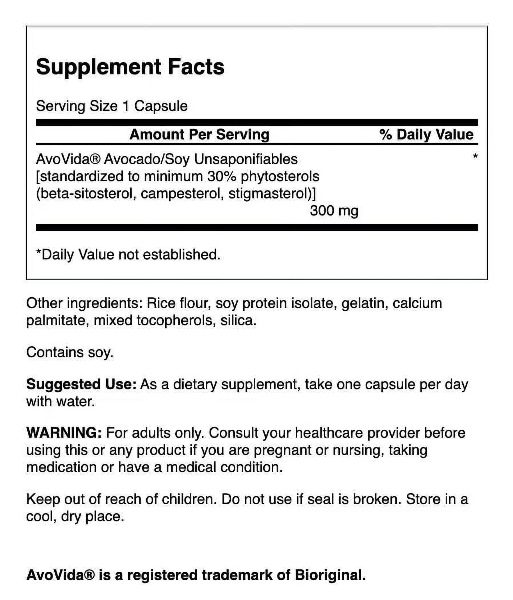 Swanson AvoVida Dietary Supplement, Joint Health & Mobility Support, 300 mg, 60 Capsules, 4 Pack