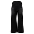 thumbnail image 3 of WILLBEST Pantalones Mujer Pantalones Vaqueros Desgastados y Rotos de Moda para Mujer, Cintura Alta, Holgados, Cómodos, Elásticos, Con Bolsillo Con Botón, Estilo Casual 839 Chica, 3 of 8