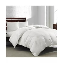 Royal Luxe White Goose Feather & Down 240 Thread Count Comforter, Full/Queen