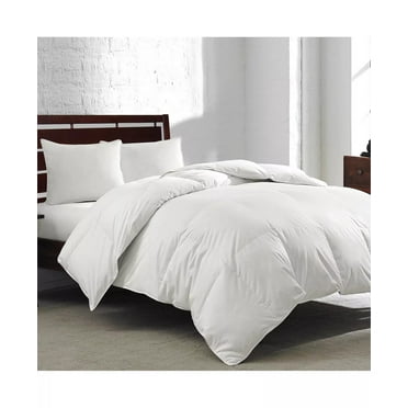 Royal Luxe White Goose Feather & Down 240 Thread Count Comforter, Full/Queen