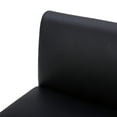 thumbnail image 4 of CHITA 25 inch Bar Stools Set of 2, Faux Leather in Black, 4 of 7