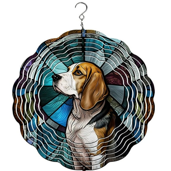 Beagle Wind Spinner, Garden Décor, Yard Décor, Porch Decor