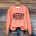 thumbnail image 1 of EGNMCR Sweatshirts à Capuche pour Femmes, Sweatshirts pour Femmes, Hoodie Décontracté à Manches Longues de Noël, Pull Ample à Col Rond Imprimé pour Femmes, Blouse Sans Capuche à Manches Longues, 1 of 4
