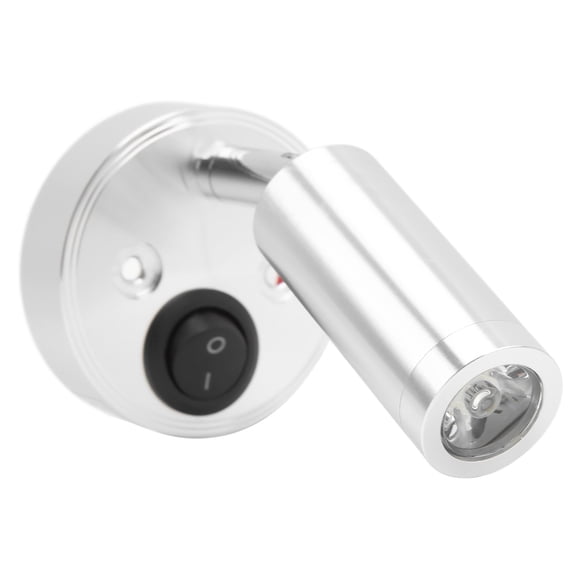 Lámpara de lectura LED giratoria para litera, lámpara de lectura LED de 12 a 24 V y 3 W para montaje en pared Características líderes en su clase