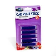 AIR FRESHENER WILD BERRIES CAR VENT STICK 5PK CARDED, Case Pack of 48