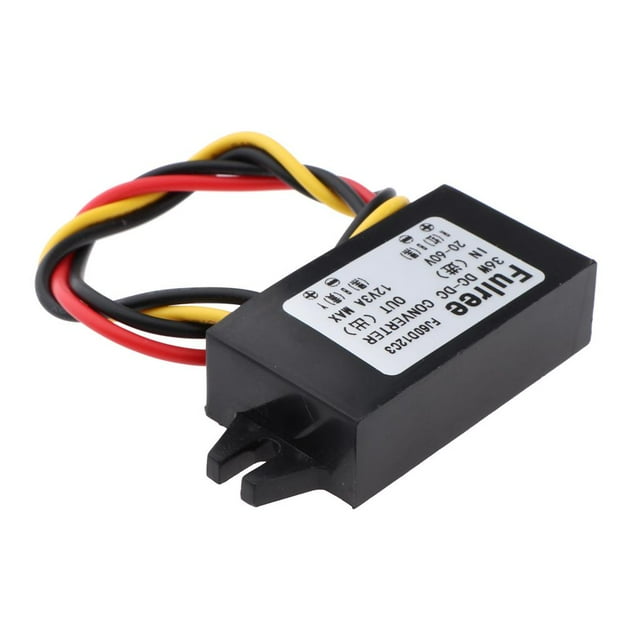 36W Fuente De Alimentación Para Automóvil DC 20-60V A 12V 3A DC Converter Buck Module