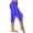 Blue, variant on Zysthvn Casual Capri Pants for Women Yoga Workout Leggings Gym Crop Pants for Women Striped High Waisted Elastic Waist with Pockets