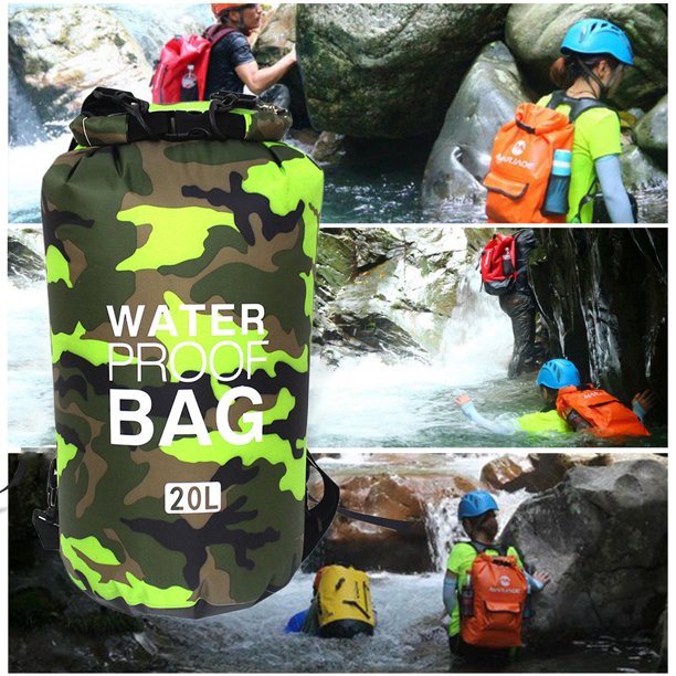 Bolsa flotante de agua Bolsa de rafting a la deriva de PVC ligera impermeable inflable suave para deportes acuáticos FLhrweasw Nuevo