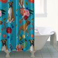 thumbnail image 4 of Dogs with Pioneer Flower Shower Curtain 72"x72" ,Bathroom Decorative Shower Curtains Set with 12 Hooks,Modern Waterproof Washable Shower Curtain, 4 of 6
