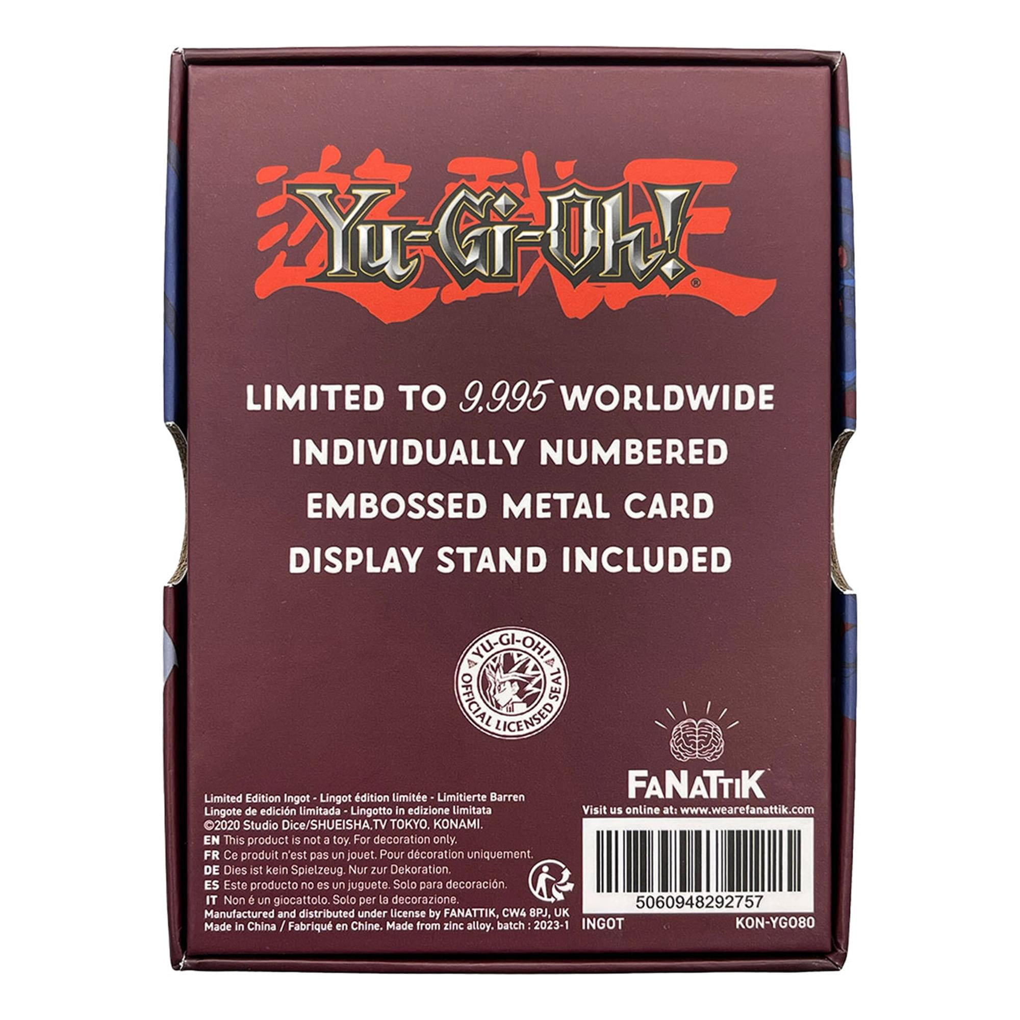 Yu-Gi-Oh! Red-Eyes Darkness Dragon Limited Edition Embossed Metal Card