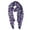 Purple, variant on Trendy Women's Leopard Animal Print Crinkle Scarf wrap