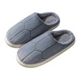 thumbnail image 5 of Vedolay House Slippers for Men 2023 Fashion Cartoon Shoes Warmth for Indoor Outdoor Grey,45, 5 of 5