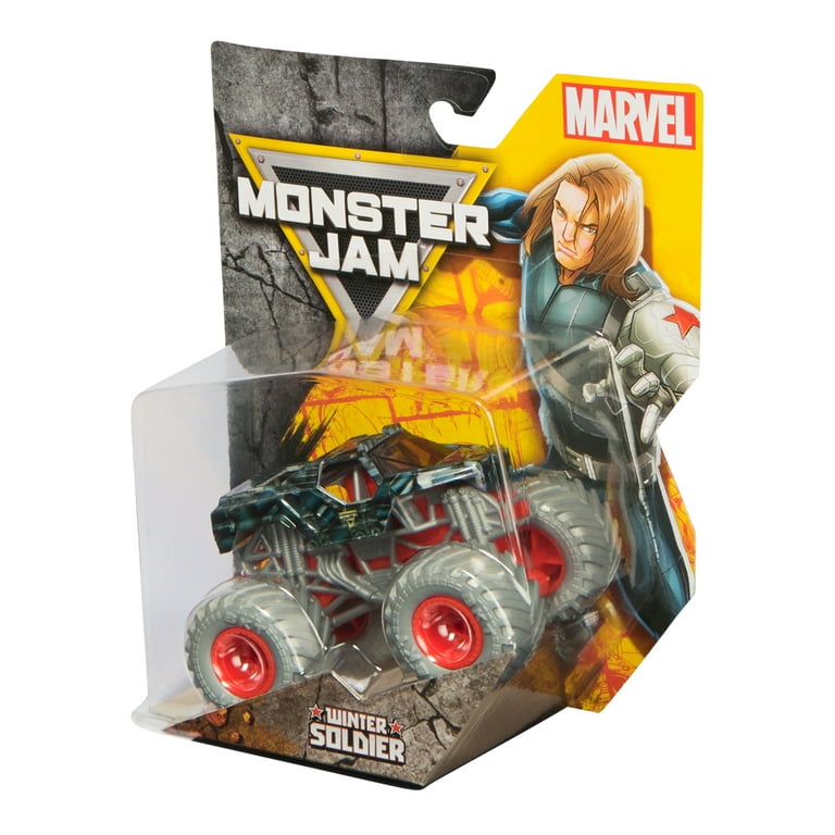 Monster Jam, Marvel Official Winter Solider Monster Truck, Die