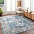 thumbnail image 4 of Surya Amelie AML-2315 94x122" Rectangle Chenille Rug in Dark Blue/Olive, 4 of 9