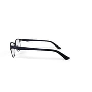 Vogue Women's Square VO3940 Metal Eyeglasses with Case & Cleaning Cloth, Dark Grey/Pale Gold, 52mm