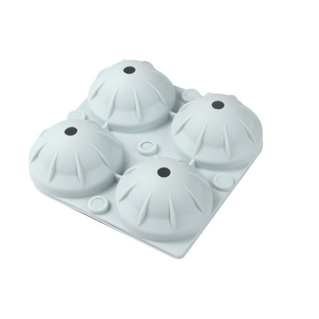 

Whiskey Funnel Included With Lid Round Ball Tray Ice Sphere Soft Silicone