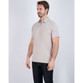 thumbnail image 3 of Real Essentials 3 Pack: Men's Jersey Cotton Short Sleeve Polo Shirt - Breathable Performance Polo (Available in Big & Tall), 3 of 7