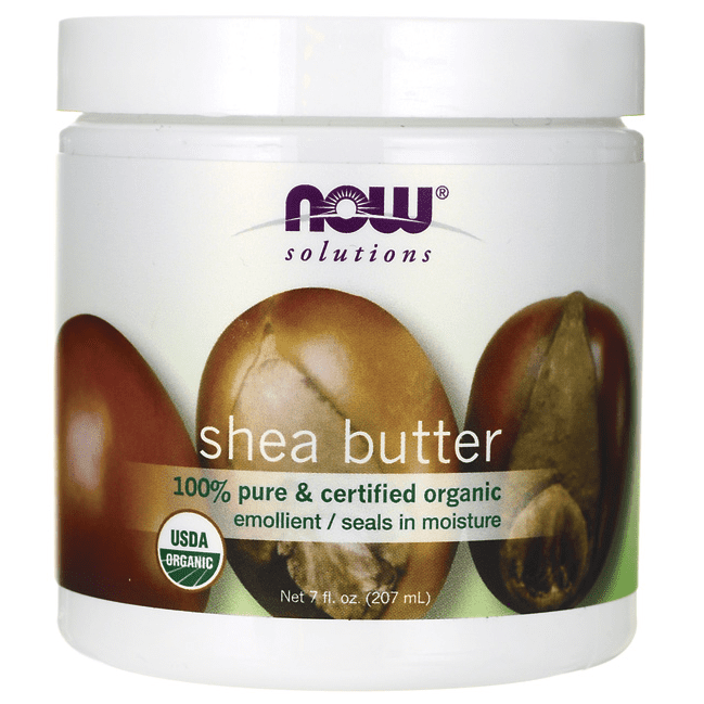 NOW Foods Organic Shea Butter 7 fl oz Solid Oil