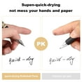 thumbnail image 2 of fashionhome Black Large Capacity Rolling Ball Pen Classic For Smooth Writing Suitable For All Occasions 1Set, 2 of 6