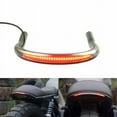 thumbnail image 3 of Modified Cafe Racer Motorcycle Seat Frame Hoop Loop w/ LED Brake Tail Turn Light, 3 of 5
