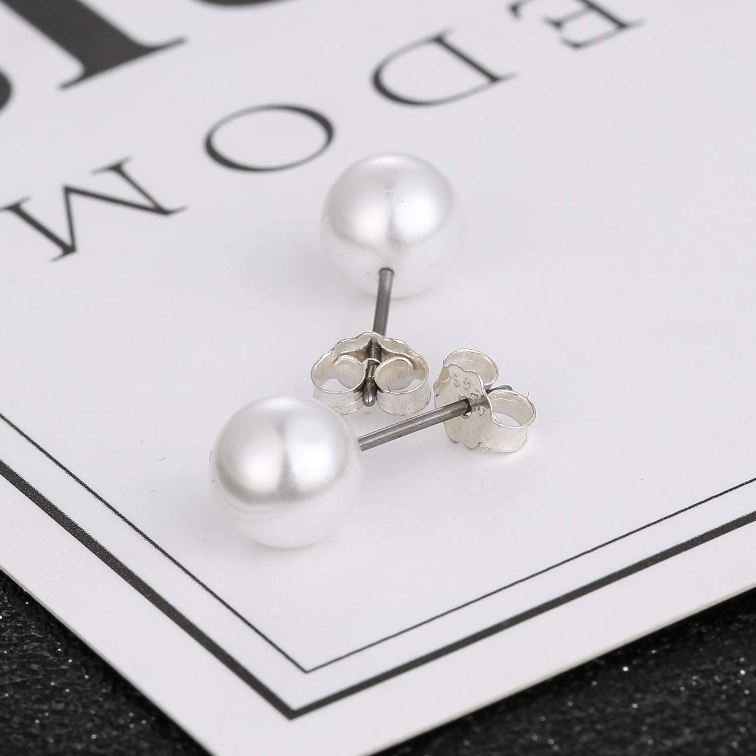 S925 Sterling Silver Earring Backs Replacements for Studs, 12Pcs/6Pairs Pierced Backings Secure Posts, Hypoallergenic Safety Locking Butterfly Ear Ring Stoppers 5.9x5.4x3.3mm