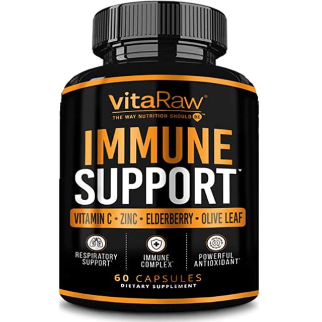 VitaRaw Immune Support Vitamins Zinc, Elderberry, Vitamin C