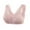 Pink, variant on asdoklhq Summer Fall Sports Bras for Women 2025,Womens Fashion Plus Clearance Women's Adjustable Sports Front Closure Extra-Elastic Breathable Lace Trim Bra