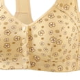 thumbnail image 4 of Gytharion Women's Front Closure Plus Size Bras Wireless Adjustable Bras Printed Comfortable Everyday Bras,36B/C-46B/C, 4 of 4