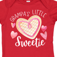 thumbnail image 4 of Inktastic Grampa's Little Sweetie with Pink Heart Cookie Boys or Girls Baby Bodysuit, 4 of 5