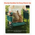 thumbnail image 3 of KFFKFF Garden Kneeler Seat, Wide Kneeling Pad, Durable Folding Stool with Tool Pouches, Comfortable Support for Knees and Back, Portable Bench for Gardening Enthusiasts, 3 of 9