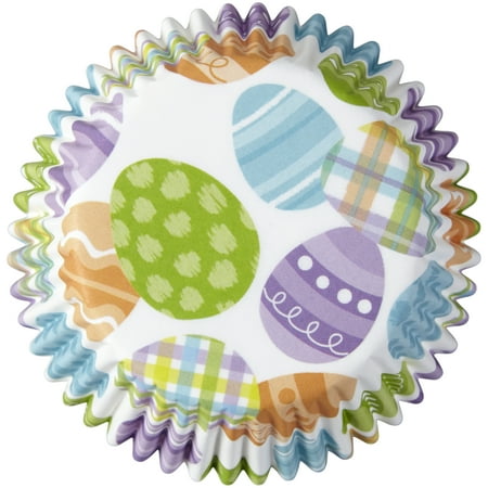 Wilton Easter Egg Print Cupcake Liners, 50-Count