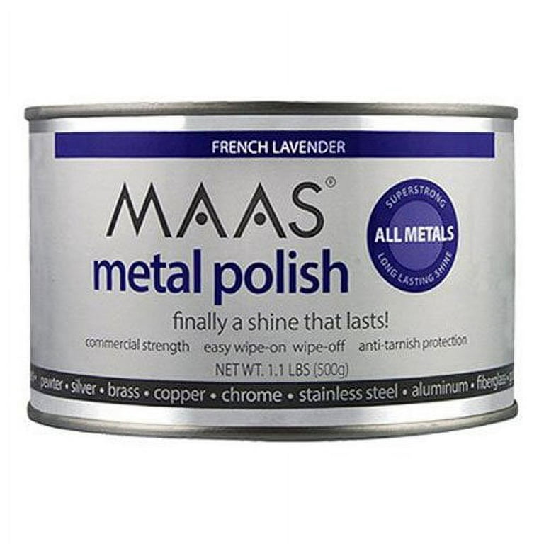 Maas Metal Polishing Creme for All Metals, French Lavender 2 Oz - 91403 for  sale online